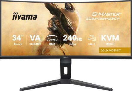 Iiyama G-Master Gold Phoenix GCB3486WQSCP-B1 34" UWQHD 240Hz Curved Gaming Monitor