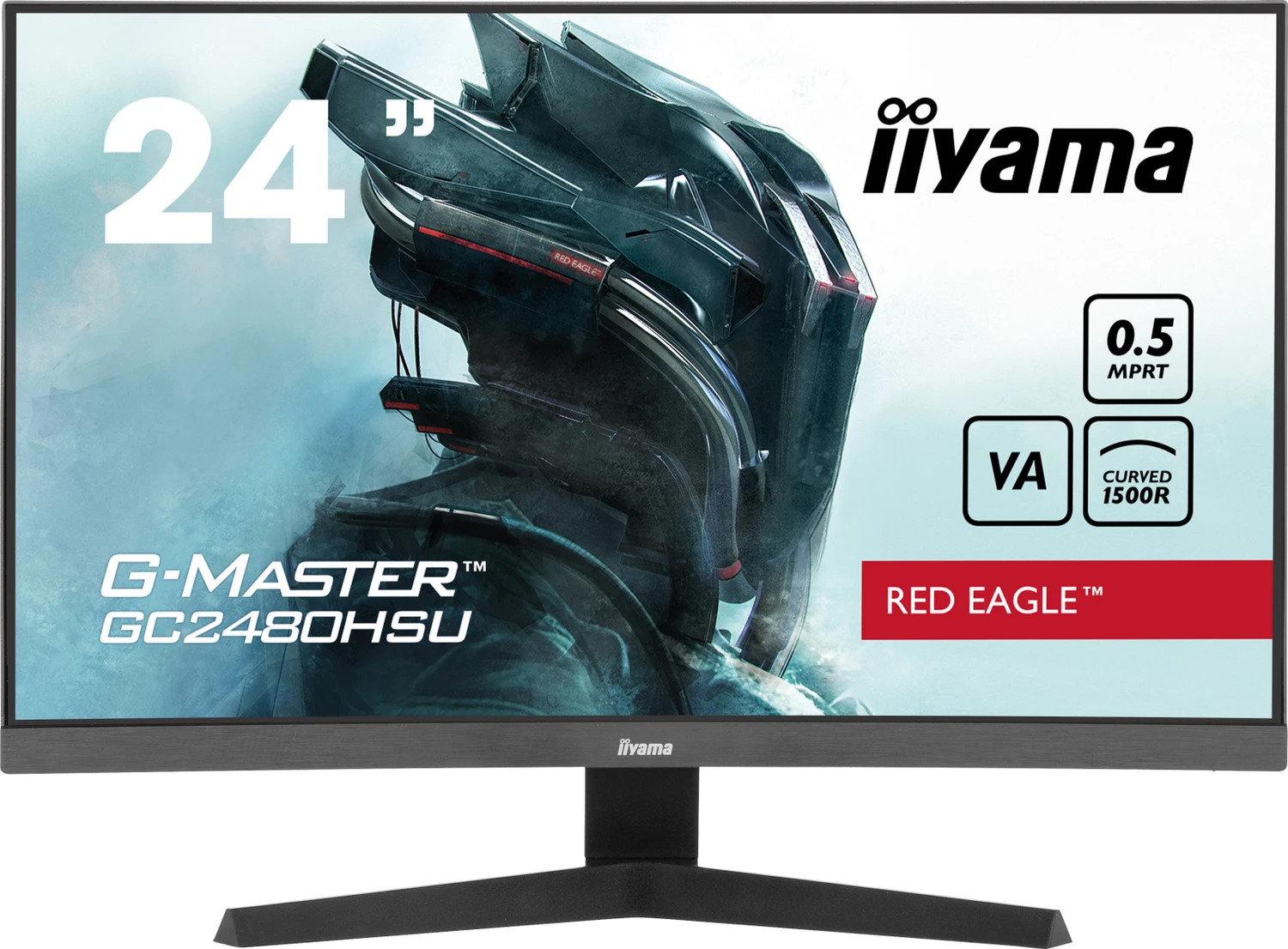 iiyama G-Master Red Eagle GC2480HSU-B1 24" FHD 180Hz Curved Gaming Monitor