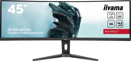 iiyama G-Master Red Eagle GCB4580DQSN-B1 45" 165Hz Curved Gaming Monitor