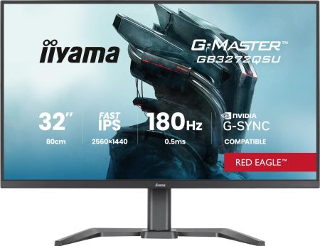 iiyama G-Master Red Eagle GB3272QSU-B1 32" WQHD 180Hz Gaming Monitor