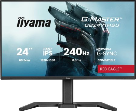 Iiyama G-Master Red Eagle GB2471HSU-B1 24" FHD 240Hz Gaming Monitor