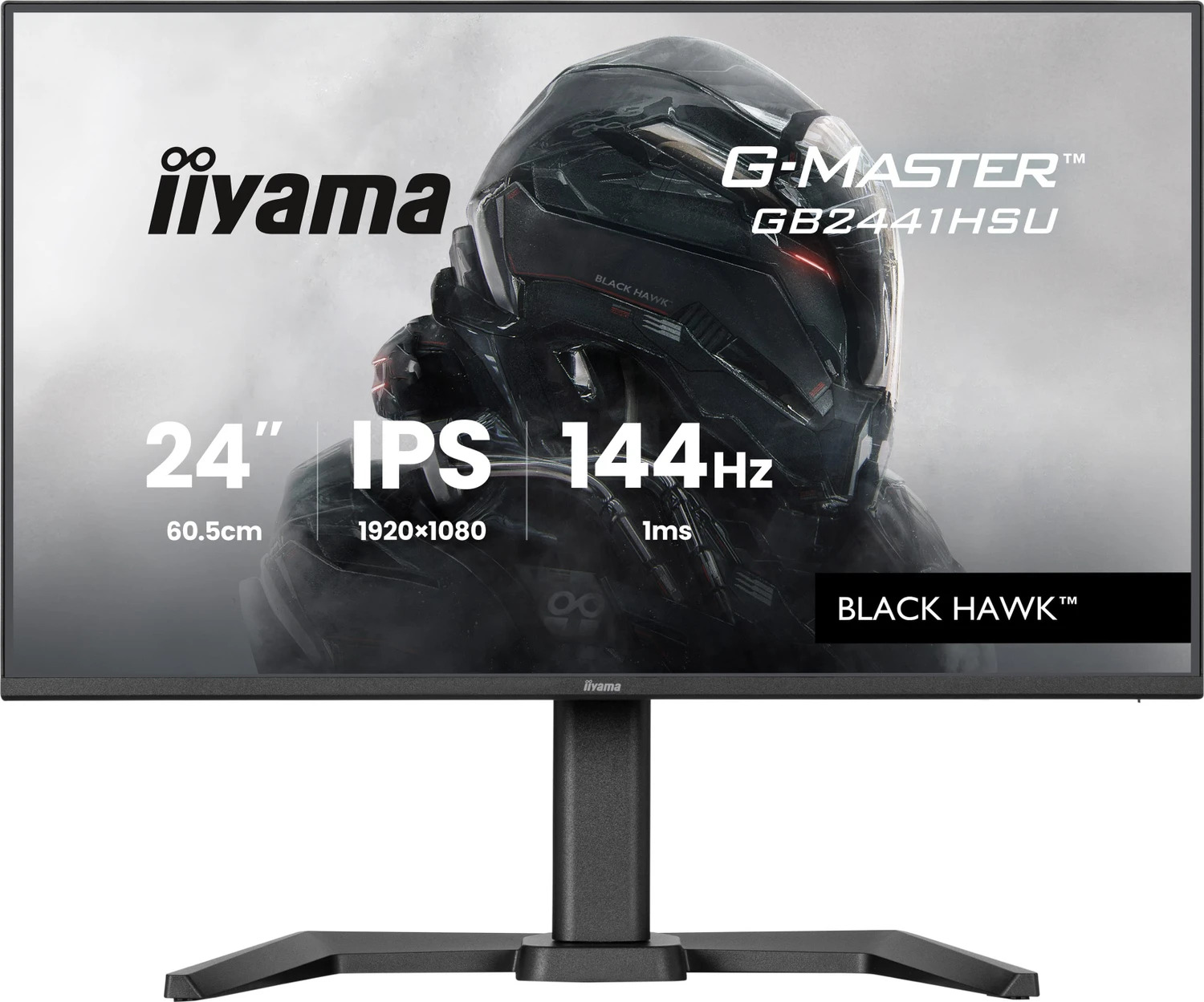 iiyama G-Master Black Hawk GB2441HSU-B1 24" FHD 144Hz Gaming Monitor