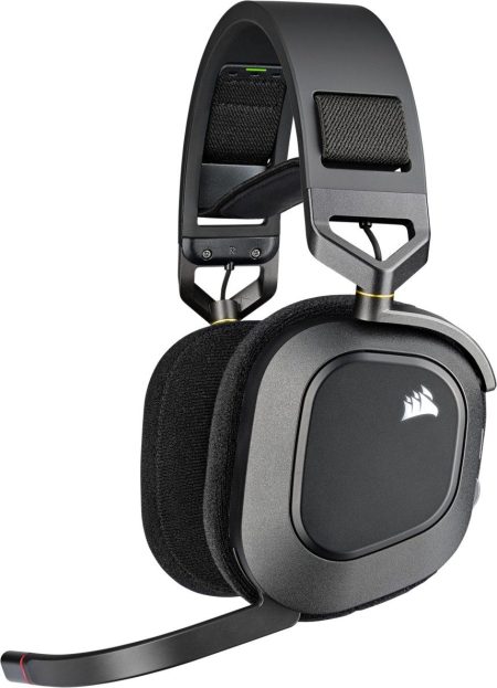 Corsair HS80 RGB WIRELESS Gaming Headset Zwart