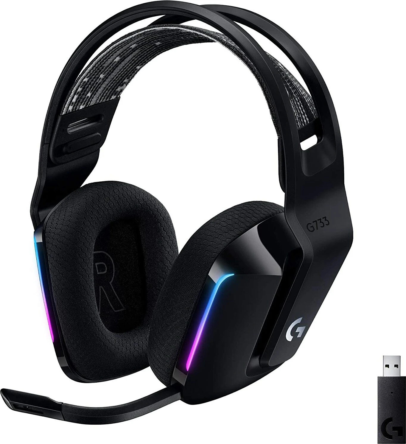 Logitech G733 Wireless Gaming Headset Black